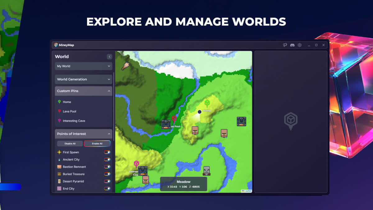 MineyMap screenshot image