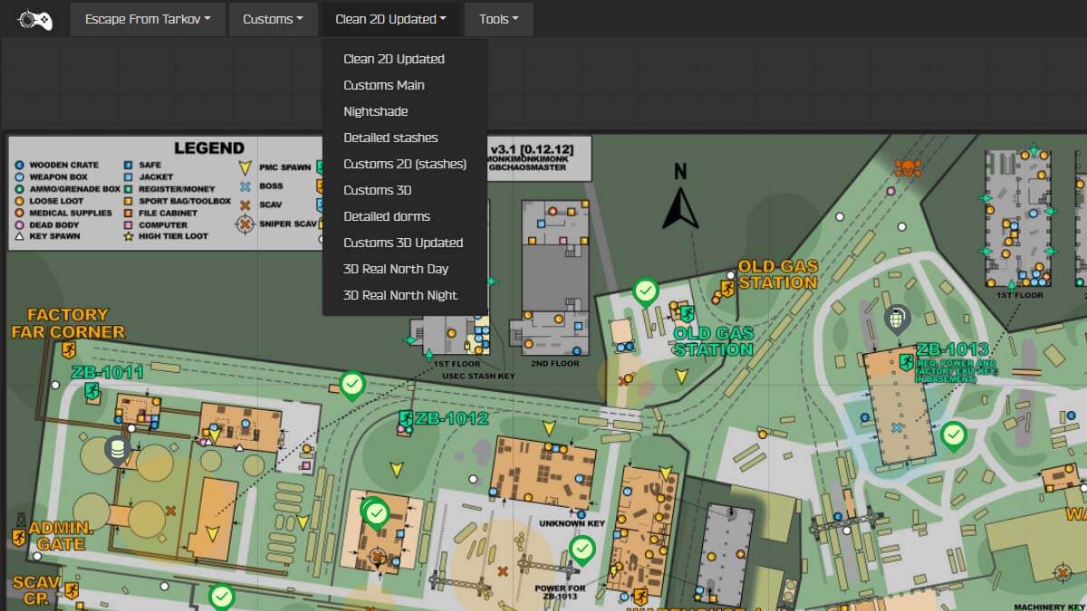 Game Maps: Tarkov & more screenshot image