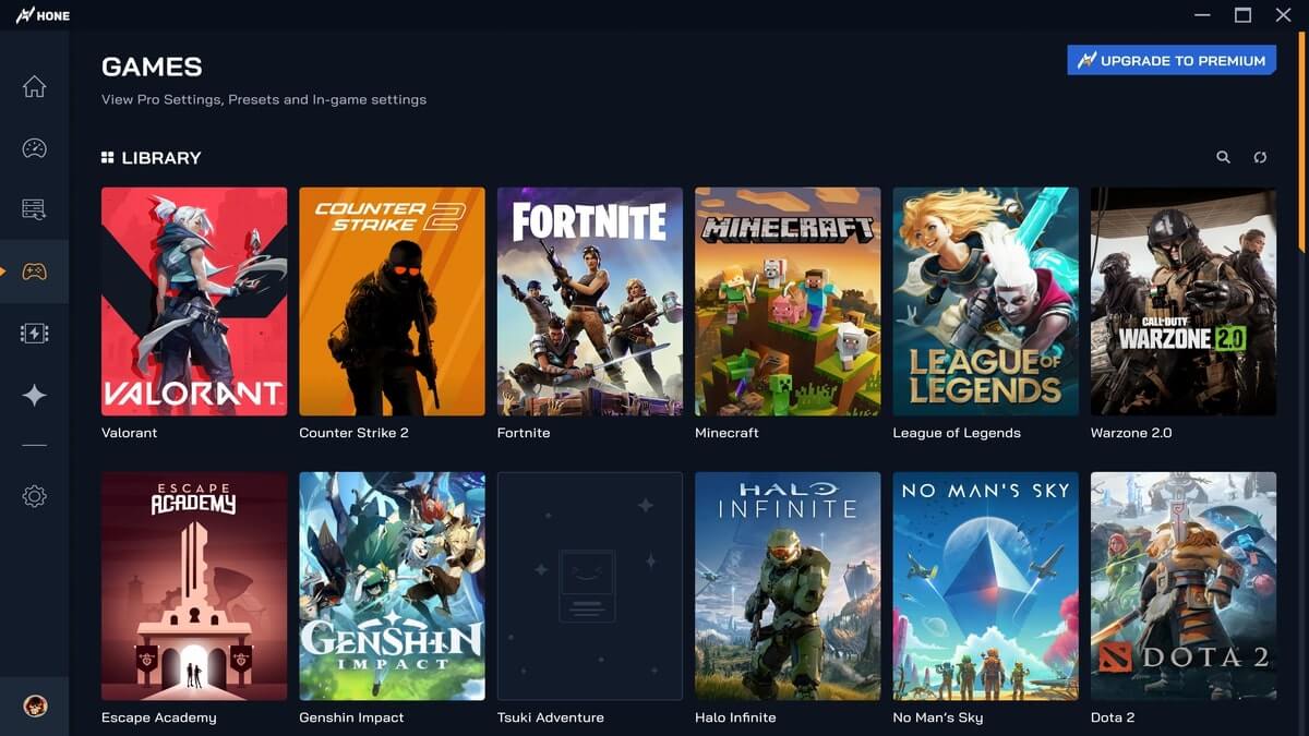 Hone screenshot image