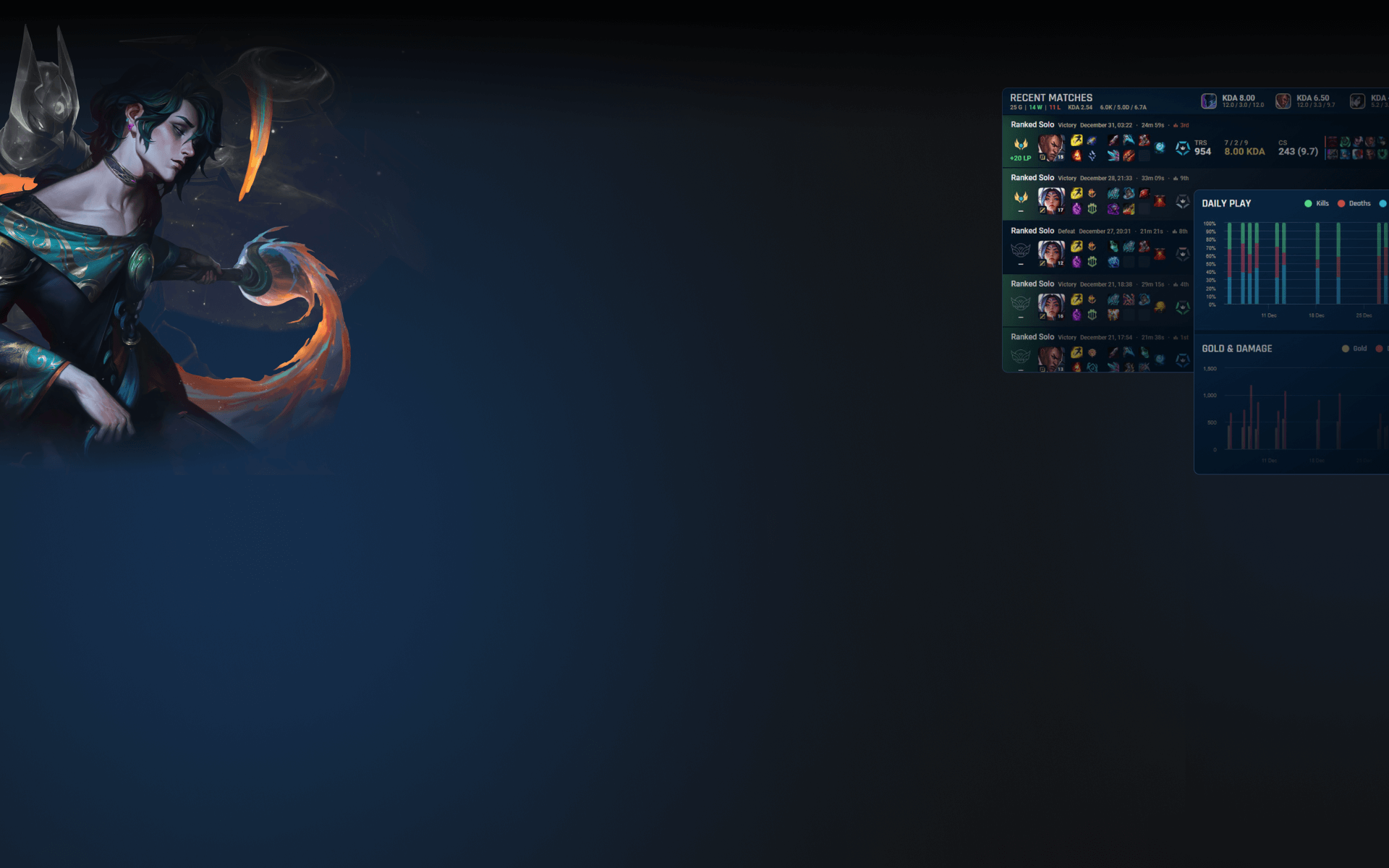 League Tracker by TRN